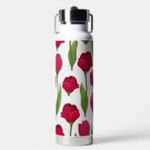 Rose Pattern Wasserflasche