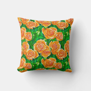 Rose Peach/Coral Orange Kissen