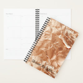 Rose Peach Gold Glam