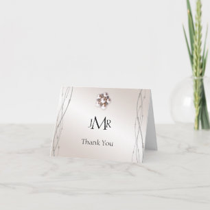 Rose Perle et Points 30e Anniversaire Merci