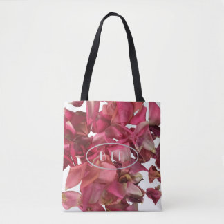 Rose Petal Pink Romantische Personalisierte Tote T Tasche