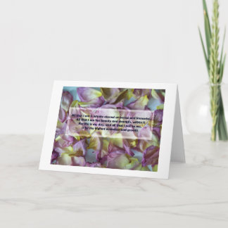 Rose Petalinspiration Karte