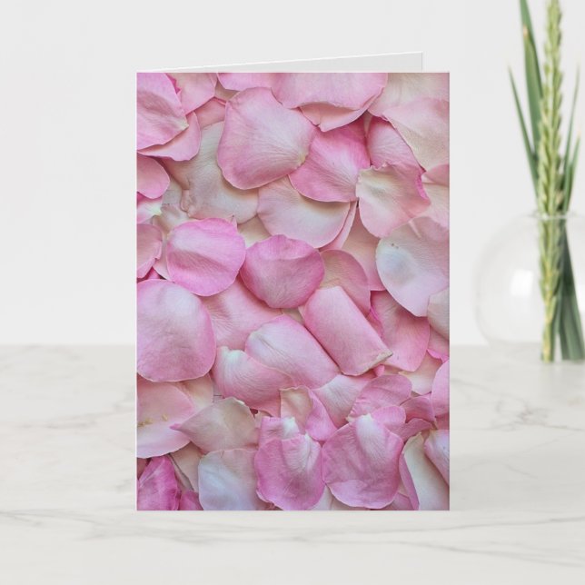 ROSE PETALS BIRTHDAKARTE KARTE (Vorderseite)
