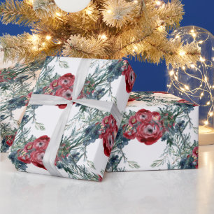 Rose Pine & Spruce Grüne Weinroute Mendrisiotto Geschenkpapier