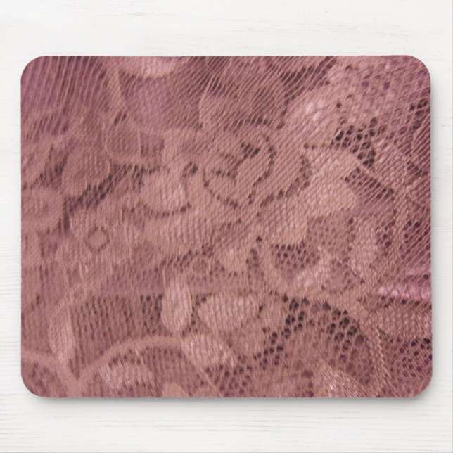 Rose Pink Lace Mousepad (Vorne)