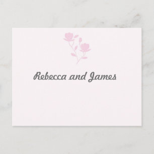 Rose (pink) UAWG Postkarte