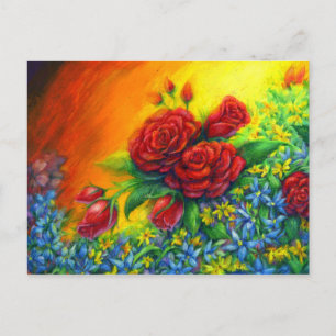 Rose Plumage Postkarte