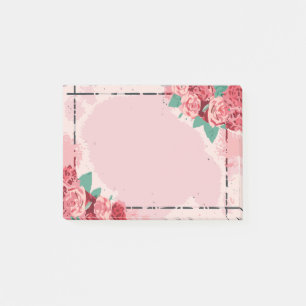 Rose Post-it Klebezettel