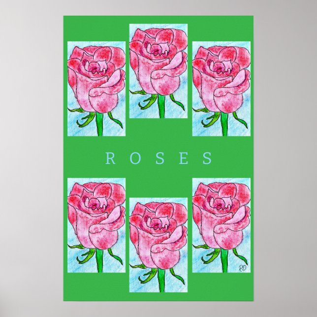Rose Poster (Vorne)