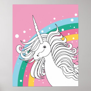 ROSE POSTER UNICORN