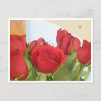 Rose Postkarte