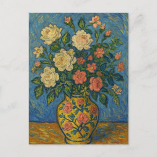 Rose Postkarte