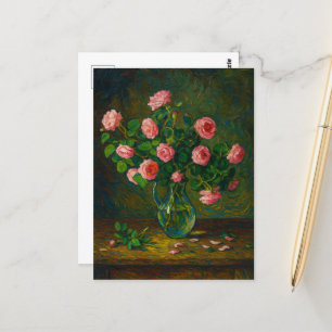 Rose Postkarte