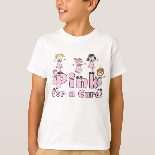 Rose pour le T-shirt d'un enfant de traitement