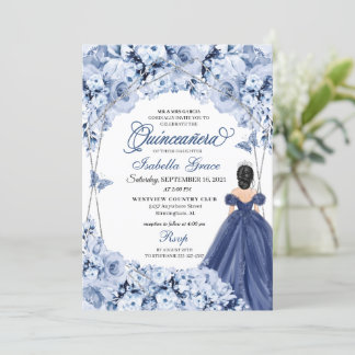 Rose Princess Quinceañera Einladung
