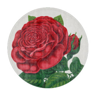 Rose Print Rochester Lithographing and Printing Co Schneidebrett