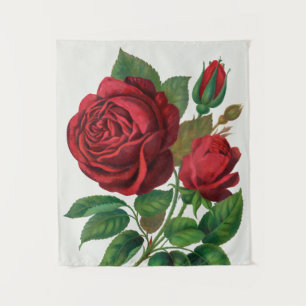 Rose Print Rochester Lithographing and Printing Co Wandteppich