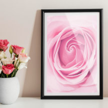 Rose Print, Rose Wandkunst, Rosa Blume bedruckbar