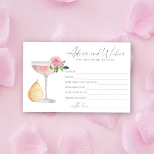 Rose Prosecco - Tipps und Wünsche Junggesellinnena Briefpapier