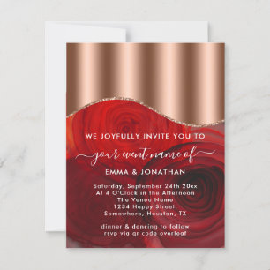Rose QR-Code Rose Gold Kupfer Rot