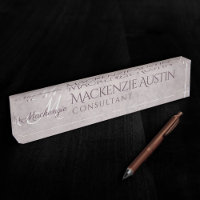 Rose Quartz Matte | Dusty Mauve Pink Monogram