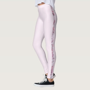 Rose Quartz Pastel Pink Grau Moderner Weiblicher C Leggings