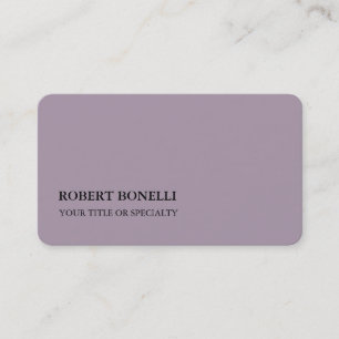 Rose Quartz Platinum Gray Stilvoll Minimalistisch Visitenkarte