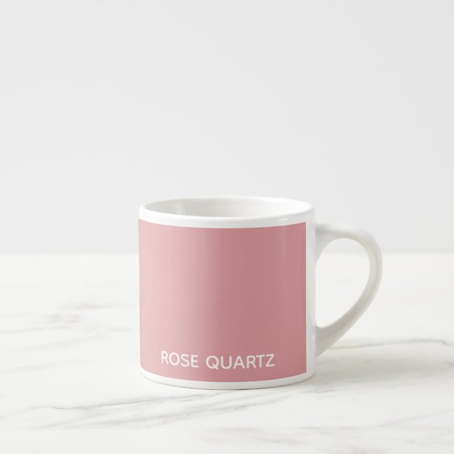 Rose Quartz rosa Farbname Espressotasse (Rechts)