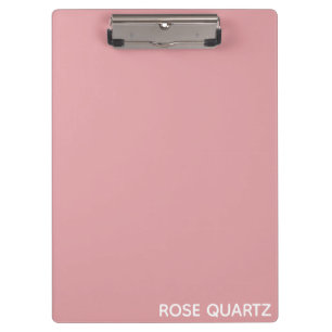 Rose Quartz rosa Farbname Klemmbrett