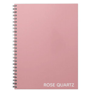 Rose Quartz rosa Farbname Notizblock