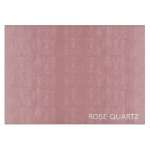 Rose Quartz rosa Farbname Schneidebrett