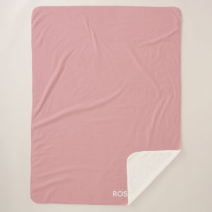 Rose Quartz rosa Farbname Sherpadecke