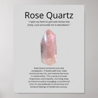Rose Quarz Poster