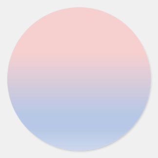 Rose Quarz & Ruhe (Siebzehn Offizielle Farbe) Runder Aufkleber