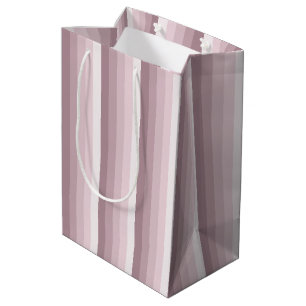 Rose Quarzschattenstreifen Mittlere Geschenktüte