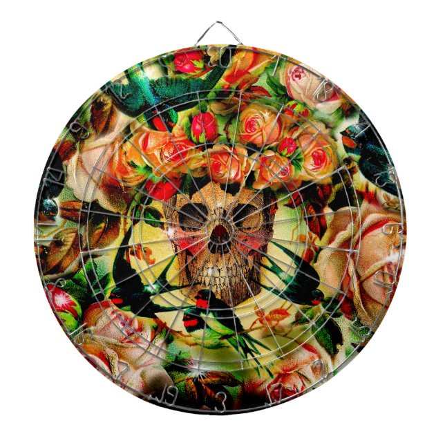 Rose Queen Dartboard Dartscheibe (vorne)