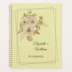 Rose Rahmen – Himmlische Gelbe Hochzeit Planer