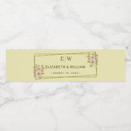 Rose-Rahmen - Mongram, Celestial Yellow Wedding