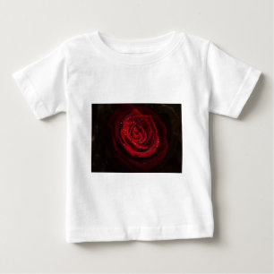 Rose Reben Herzstück Blume Frieden Liebe Destinati Baby T-shirt