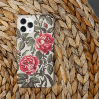 Rose Reverie Monogram iPhone-Hülle iPhone 15 Pro Hülle