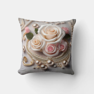 Rose réversible et Coussin Pearl