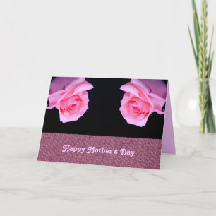 Rose riechen Muttertagskarte Karte