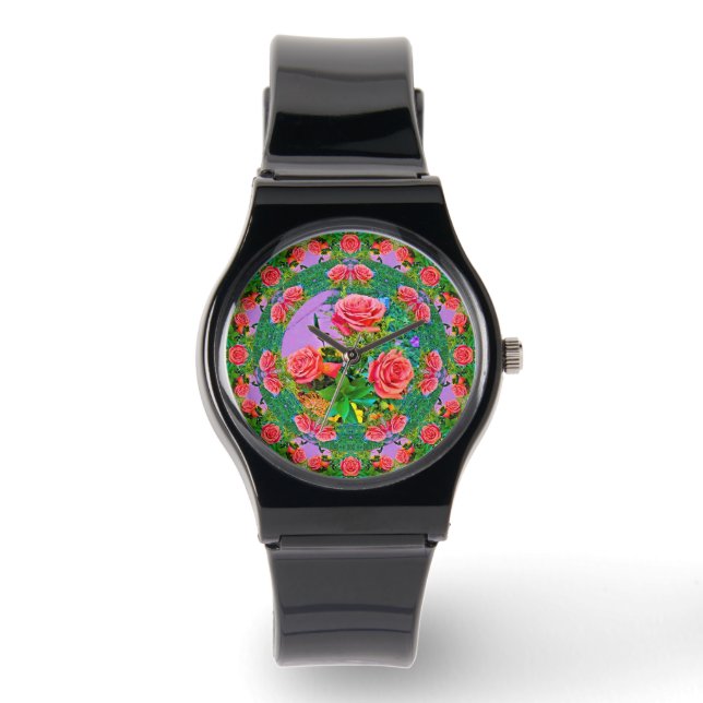 Rose Rings Armbanduhr (Vorderseite)