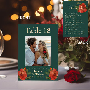 Rose Romance: Jugendstil-Tischnummer Tischnummer