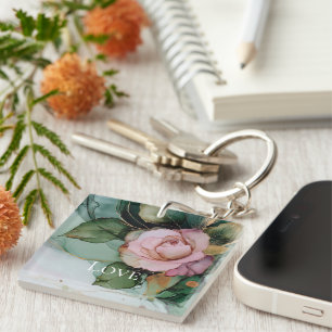 Rose romantique blanche rose or floral amour 