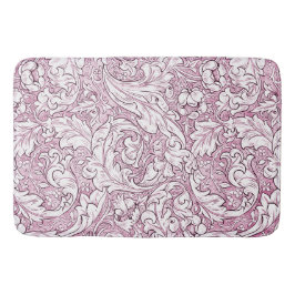 Rose Rosa Barock Verzierte Foliage Badematte