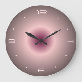 Rose rosa beleuchtete Ausführung> Rundwand-Uhren Große Wanduhr