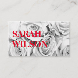 Rose Rosa Blume Strauß, Hintergrund Visitenkarte