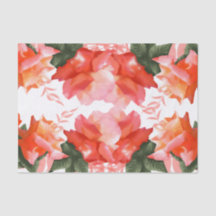 Rose Rosa Blume Tissue Paper