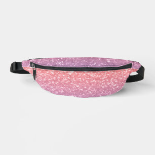 Rose Rosa lila Lavendel Glitzern Bauchtasche